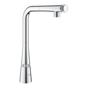 Змішувач для кухні з висувним виливом Grohe Zedra SmartControl 31593002 №1