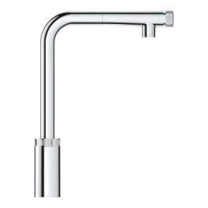 Смеситель для кухни с выдвижным изливом Grohe Eurosmart New 31613000 №2