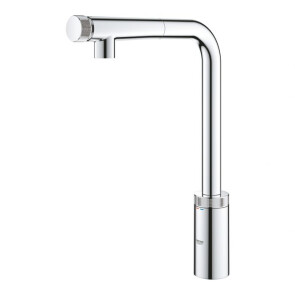 Смеситель для кухни с выдвижным изливом Grohe Eurosmart New 31613000 №3