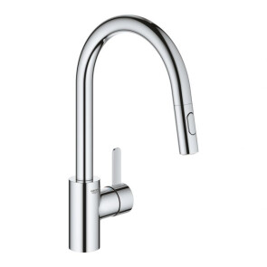 Змішувач для кухні з висувним виливом Grohe Eurosmart Cosmopolitan 31481001 №1