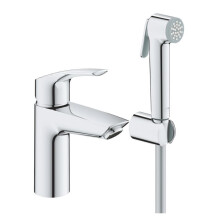 Смеситель для раковины с гигиеническим душем Grohe Eurosmart New 23124003