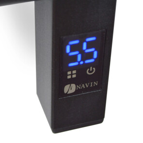 Полотенцесушитель электрический Navin Stugna 480х1000 Sensor с таймером, правый, цвет - черный муар №5