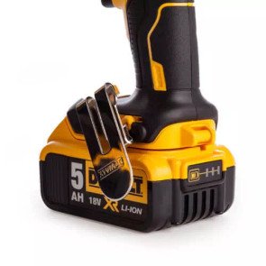 Шуруповерт аккумуляторный DeWALT, 18V XR Li-Ion, бесщеточный, 30/5 Нм, 4400 об / мин, чемодан, вес (с аккум. 2 Ач - с аккум. 5 Ач) 1.48 / 1.8 кг №5