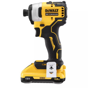 Шурупокрут ударний акумуляторний DeWALT, 18V XR Li-Ion, безщітковий, 190 Нм, 2800 об/хв, валіза, вага 0.96 кг DCF809L2T №2