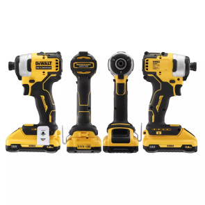 Шуруповерт ударный аккумуляторный DeWALT, 18V XR Li-Ion, бесщеточный, 190 Нм, 2800 об / мин, чемодан, вес 0.96 кг №5