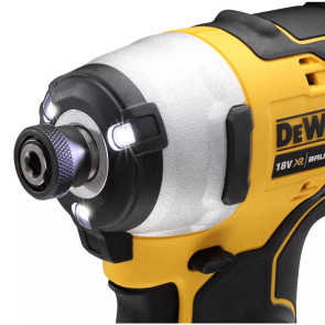 Шуруповерт ударный аккумуляторный DeWALT, 18V XR Li-Ion, бесщеточный, 190 Нм, 2800 об / мин, чемодан, вес 0.96 кг №6