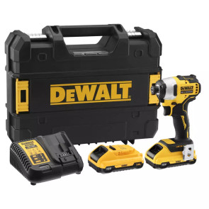 Шуруповерт ударный аккумуляторный DeWALT, 18V XR Li-Ion, бесщеточный, 190 Нм, 2800 об / мин, чемодан, вес 0.96 кг №7