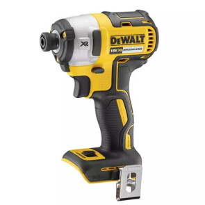 Шурупокрут ударний акумуляторний DeWALT, 18V XR Li-Ion, безщітковий, 205 Нм, 3250 об/хв, без акумулятору та зарядного пристрою, вага 0.9 кг №1