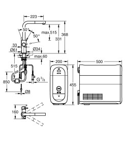 Система фільтрів для питної води зі змішувачем Grohe Blue Home Connected 31539000 №5