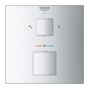 Термостат прихованого монтажу на 2 споживача Grohe Grohtherm Cube 24154000 №2