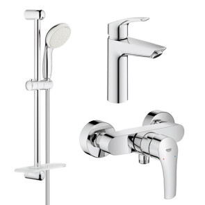 Комплект змішувачів для ванної кімнати Grohe Eurosmart New UA123244M0 №1