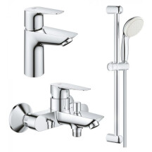 Комплект смесителей для ванной комнаты Grohe BauEdge New UA123365S0