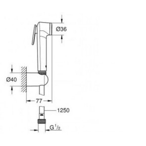 Гигиенический душевой набор Grohe Tempesta-F Trigger Spray 26356IL0 №2