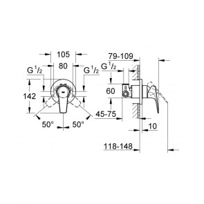 Комплект гігієнічного душу Grohe BauFlow UA12164600 №3