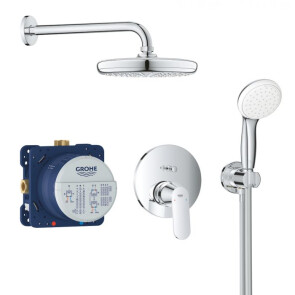 Душова система прихованого монтажу зі змішувачем Grohe Eurosmart Cosmopolitan 25219001 №1