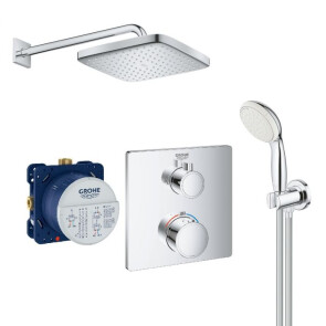 Душова система прихованого монтажу з термостатом Grohe Grohtherm New Tempesta 250 UA26415SC0 №1