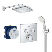 Душевая система скрытого монтажа с термостатом Grohe Grohtherm SmartControl New Tempesta 250 UA26415SC1