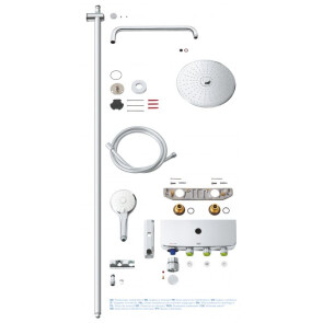 Душова система з термостатом для ванни Grohe Euphoria SmartControl System 26510000 №5