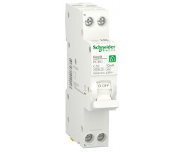 Дифференциальный автомат 6kA 1M 1P+N 10A C 10mA, Resi9 Schneider Electric R9D81610