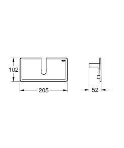 Поличка на термостат Grohe Euphoria System 26362LN1 №2