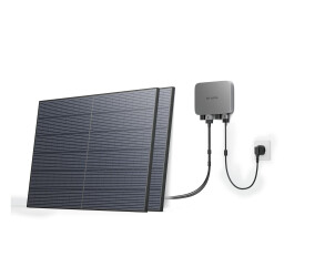 Комплект EcoFlow PowerStream - мікроінвертор 600W + сонячні панелі 2х400 №1