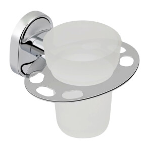 Склянка для ванної кімнати Kroner KRM Elbe - ACG2906-1 з тримачем зубних щіток №1