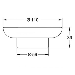 Мыльница Grohe Essentials New 40368001 №2