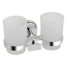 Склянка подвійна для ванної кімнати Kroner KRM Elbe - ACG2908 з тримачем зубних щіток