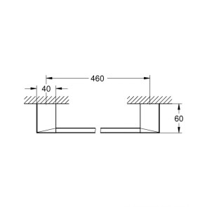 Полотенцедержатель Grohe Selection Cube 40767000 №3