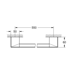 Тримач для рушників Grohe Selection Cube 40807000 №2