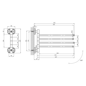 Полотенцедержатель Kroner KRM Elbe - ACC2914 №2