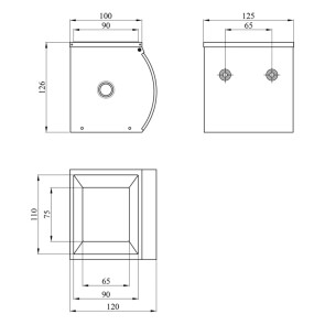 Держатель для туалетной бумаги Kroner KRM Rizze - ACC300 №2