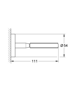 Тримач для аксесуарів Grohe Bau Cosmopolitan Neutral 40585001 №5