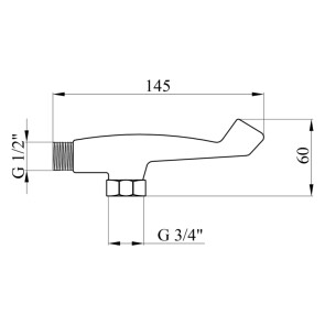 Держатель для душа Kroner KRM - C919 №2