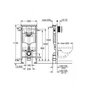 Система інсталяції для унітазу 3 в 1 Grohe Rapid SL 38772001 №2