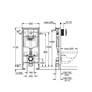 Система інсталяції для унітазу 3 в 1 Grohe Rapid SL 38721001 №2