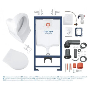 Комплект інсталяції з унітазом 4 в 1 Grohe Solido Ceramic Bundle 39192000 №3