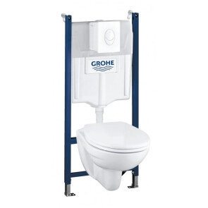 Комплект инсталляции с унитазом 5 в 1 Grohe Solido Ceramic Bundle 39116000 №1