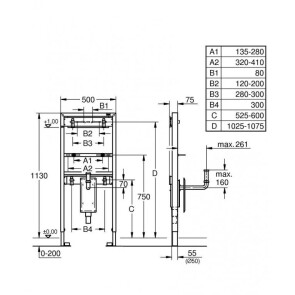 Інсталяція для раковини GROHE RAPID SL 38625001 №2