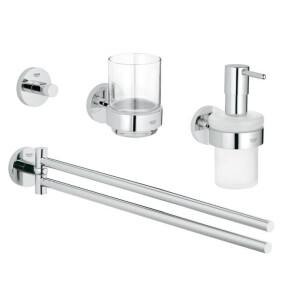 Набор аксессуаров 4 в 1 Grohe Essentials New 40846001 №1