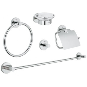 Набір аксесуарів 5 в 1 Grohe Essentials New 40344001 №1