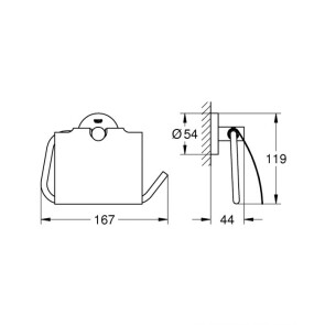 Набор аксессуаров 3 в 1 Grohe Essentials New 40407001 №5