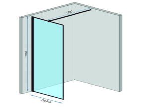 Душевая Стенка REA Bler 80 REA-K7637 №3