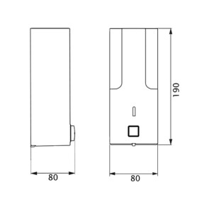 Аксессуар (PLA) 120.01.01 дозатор одинарный пластмасса (белый) 380 мл. №2
