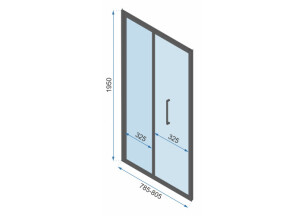 Душова Кабіна REA Rapid Fold 100x80 KPL-6420-6421 №6