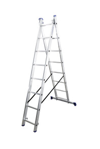 Алюминиевая двухсекционная лестница DUOMAX VIRASTAR 2x8 ступеней №1