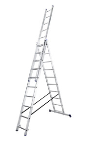 Алюминиевая трехсекционная лестница TRIOMAX VIRASTAR 3x10 ступеней №3