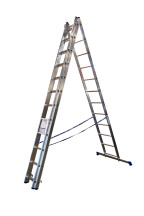 Алюминиевая трехсекционная лестница TRIOMAX VIRASTAR 3x12 ступеней