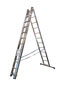 Алюминиевая трехсекционная лестница TRIOMAX VIRASTAR 3x12 ступеней №1