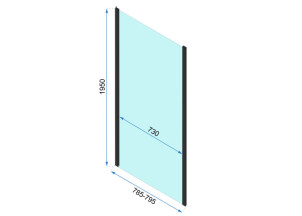 Душевая Кабина Rapid Fold 80x80 KPL-6418-6421 №7